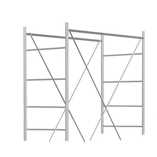 Extension unit half span (for Fast scaffolds) height 120cm