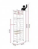 Scaffold Tower Fast (Working height 6,10m)