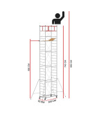 Scaffold Tower M4 LUX 150 (Working Height 8,50 m)