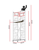 Scaffold Tower M5 ITALY (Working Height 5,95 m)