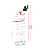 Scaffold Tower M5 LUX (Working Height 7,40 m)