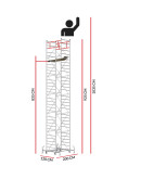 Scaffold Tower M5 SUPERLUX (Working Height 10,35 m)